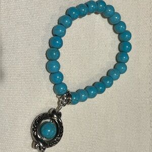 Turquoise Spiral Bracelet NIP